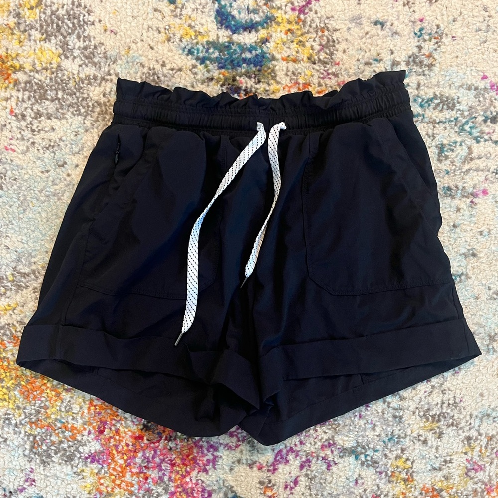 Zella Drawstring Shorts Black Size S